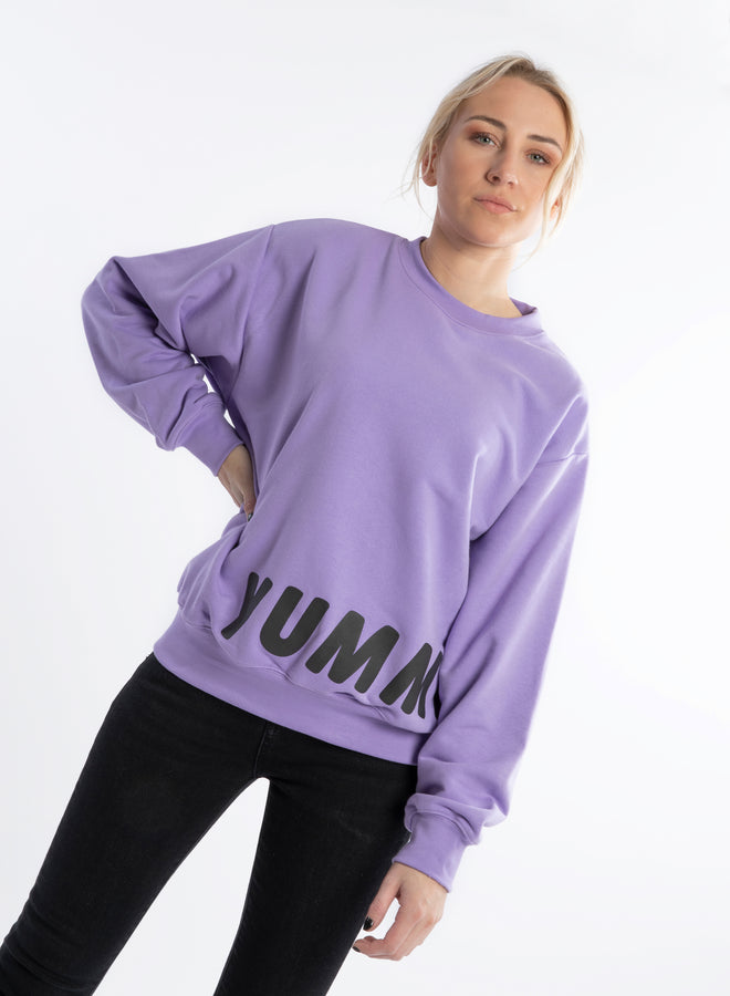 so yummy purple acid/black - sweater