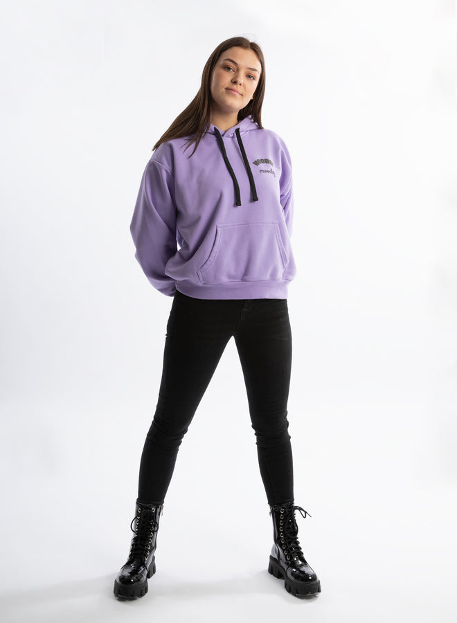 hoodie moody purple acid/black - hoodie