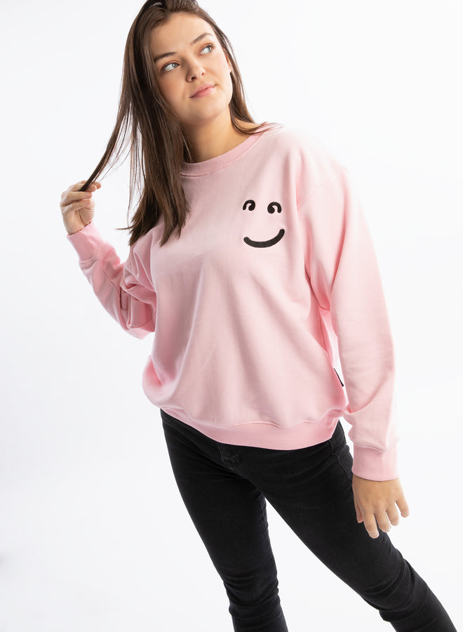 little smile sweet pink/black - sweater